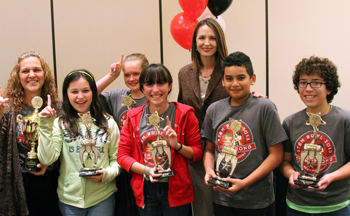 The winning fifth grade team for the 2012 STEM Bowl team was from Fruitland Park Elementary.